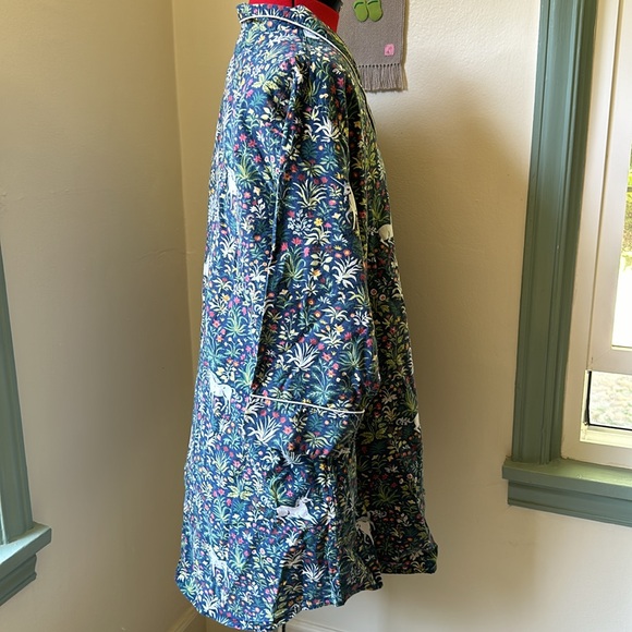 Printfresh Blue Floral Pajama Shirt - Picture 5 of 11